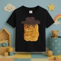 Cowboy Chicken Nugget Meme Toddler T-Shirt thumb 3