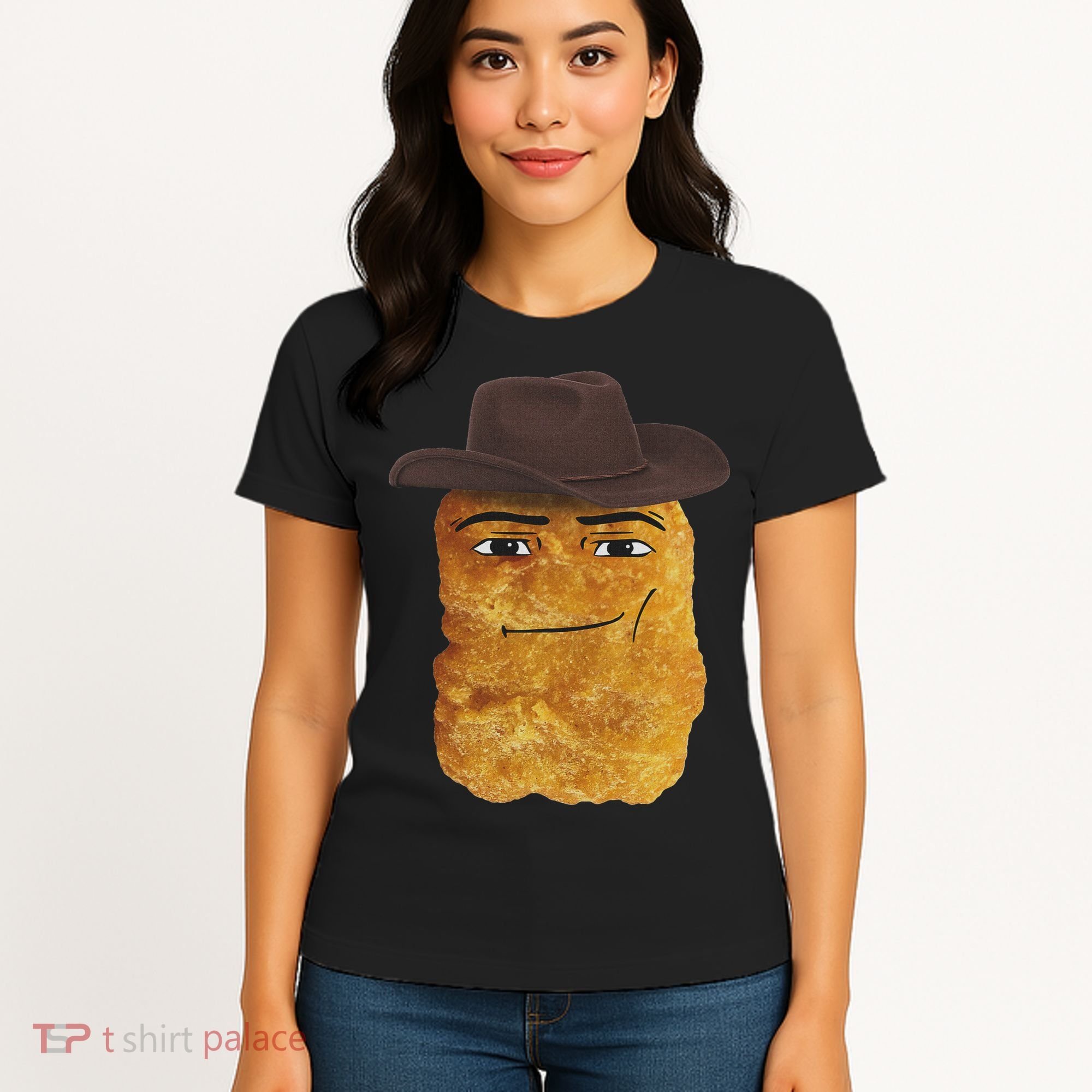 Cowboy Chicken Nugget Meme Women's T-Shirt