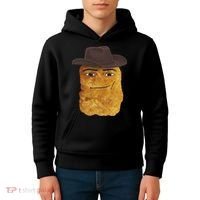 Cowboy Chicken Nugget Meme Kids Hoodie thumb 4