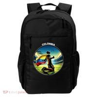 Cool Colombia National Soccer Team With Flag Backpack thumb 0