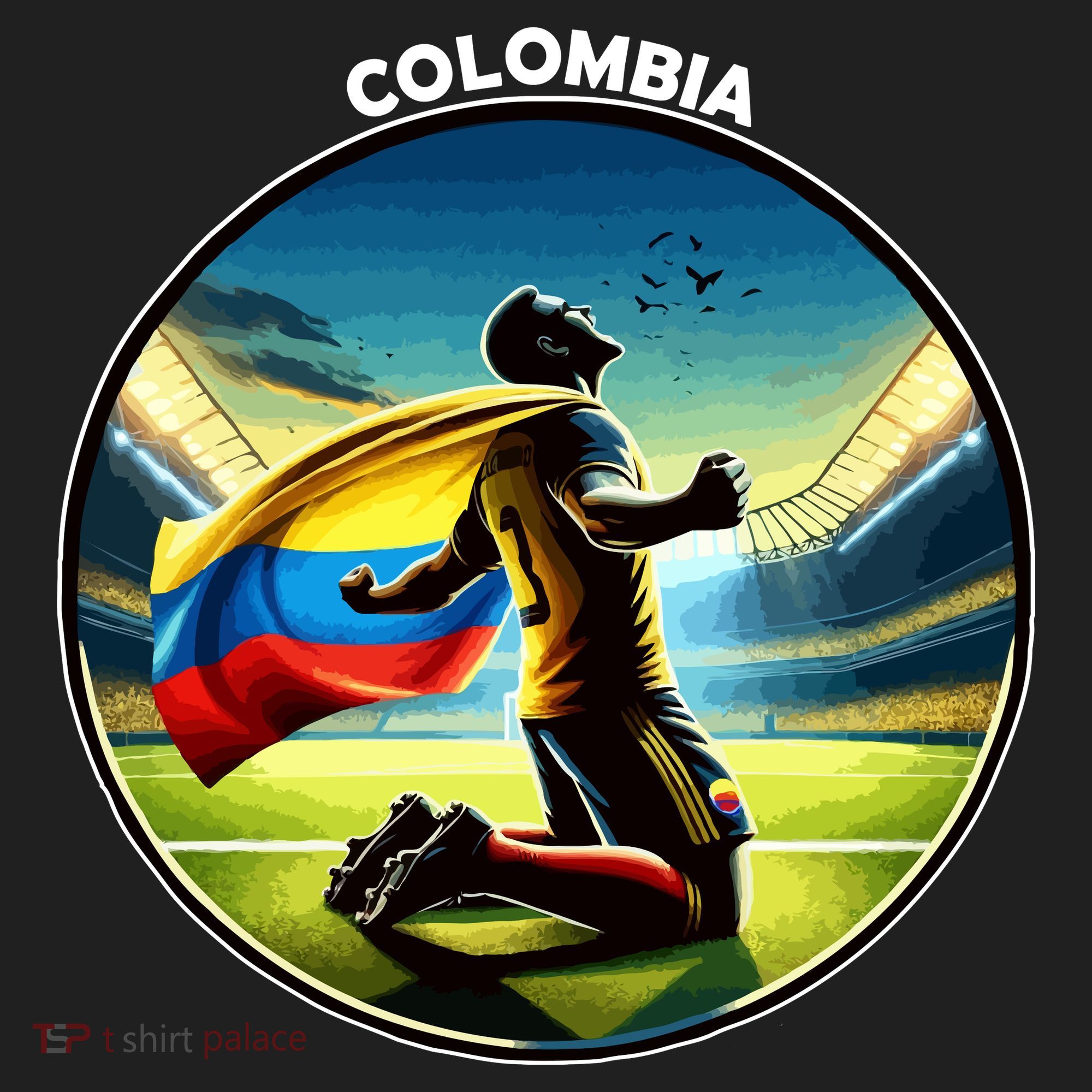 Cool Colombia National Soccer Team With Flag Tumbler