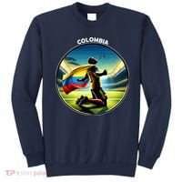 Cool Colombia National Soccer Team With Flag Sweatshirt thumb 0
