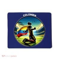 Cool Colombia National Soccer Team With Flag Mousepad thumb 0