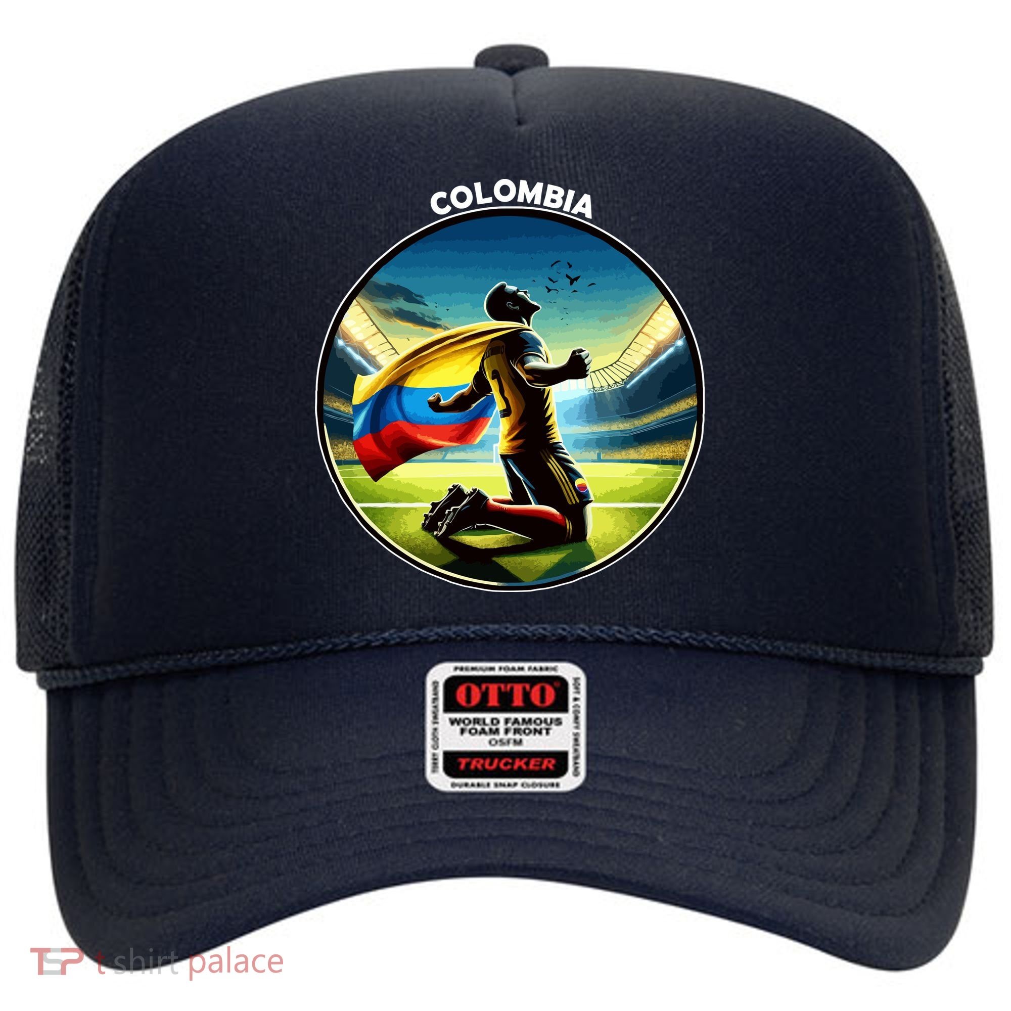Cool Colombia National Soccer Team With Flag Hat