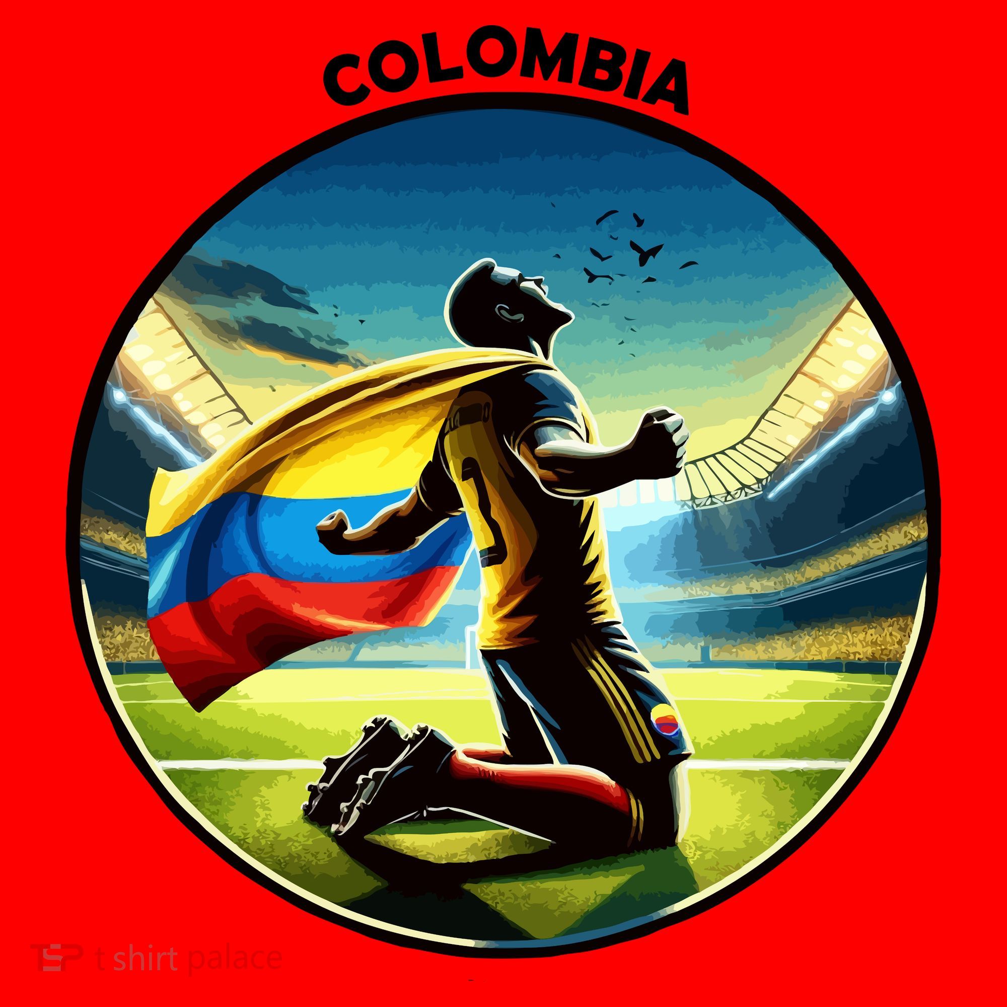 Cool Colombia National Soccer Team With Flag Santa Hat