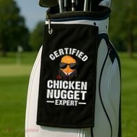 Cool Chicken Nugget Nug Life Food Lovers Golf Towel thumb 2
