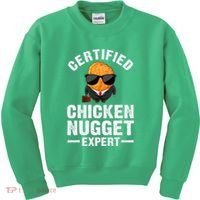 Cool Chicken Nugget Nug Life Food Lovers Kids Sweatshirt thumb 0