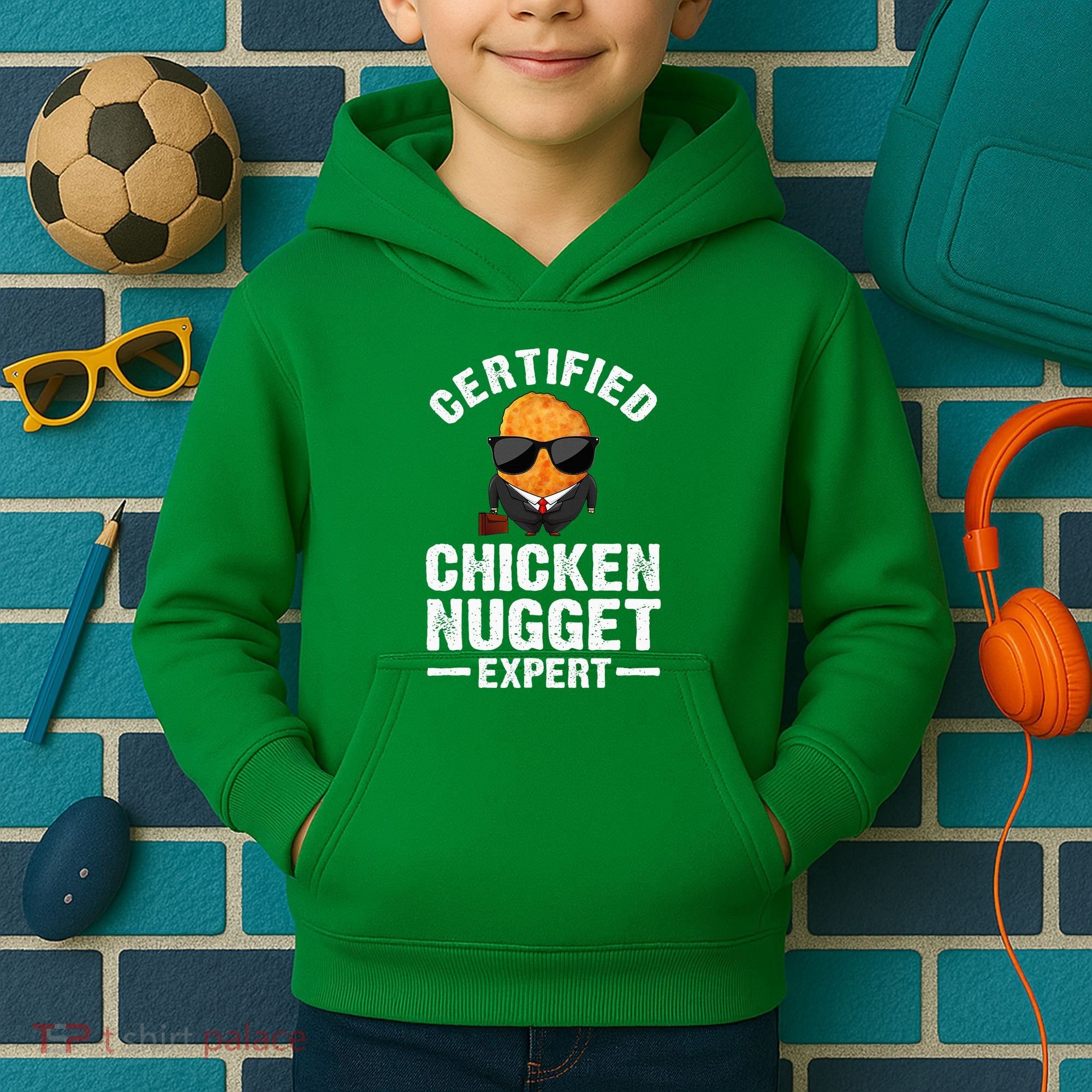 Cool Chicken Nugget Nug Life Food Lovers Kids Hoodie