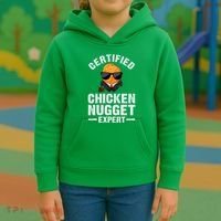 Cool Chicken Nugget Nug Life Food Lovers Kids Hoodie thumb 3
