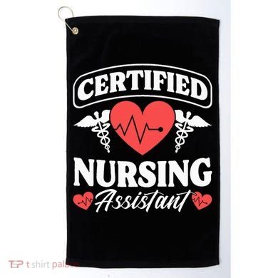 Cna Certified Nursing Assistant Certified Nursing Assistant Golf Towel