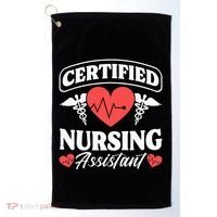 Cna Certified Nursing Assistant Certified Nursing Assistant Golf Towel thumb 0