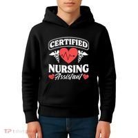 Cna Certified Nursing Assistant Certified Nursing Assistant Kids Hoodie thumb 4