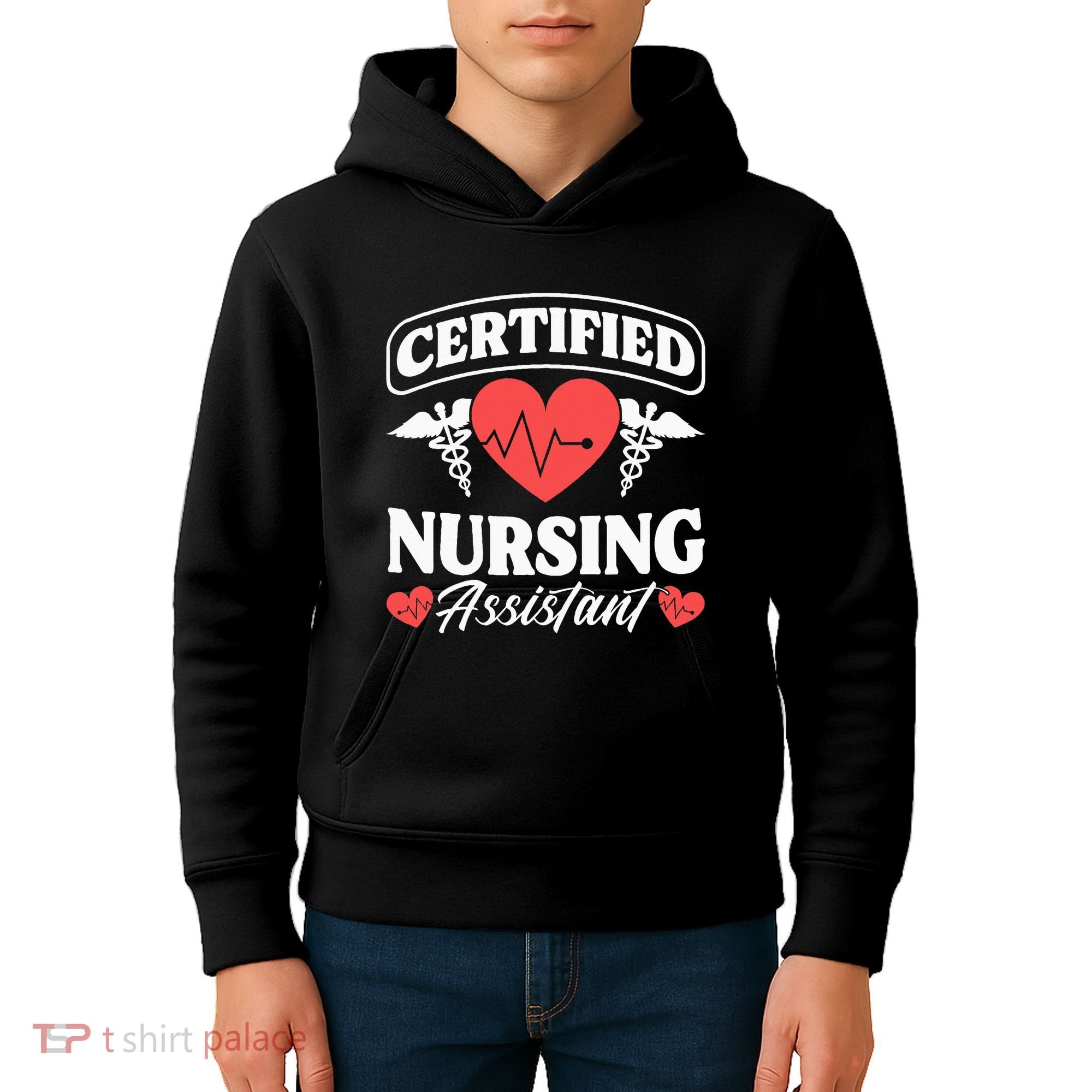 Cna Certified Nursing Assistant Certified Nursing Assistant Kids Hoodie