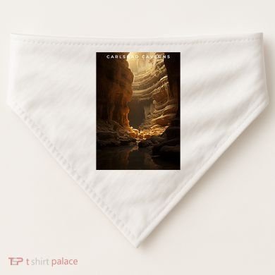 Carlsbad Caverns National Park USA-Made Doggie Bandana