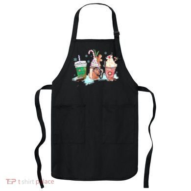 Christmas Coffee Nurse Apron