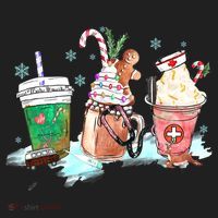 Christmas Coffee Nurse Tumbler thumb 3