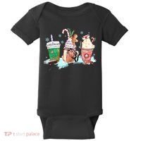 Christmas Coffee Nurse Baby Bodysuit thumb 0