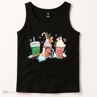 Christmas Coffee Nurse Tank Top thumb 2