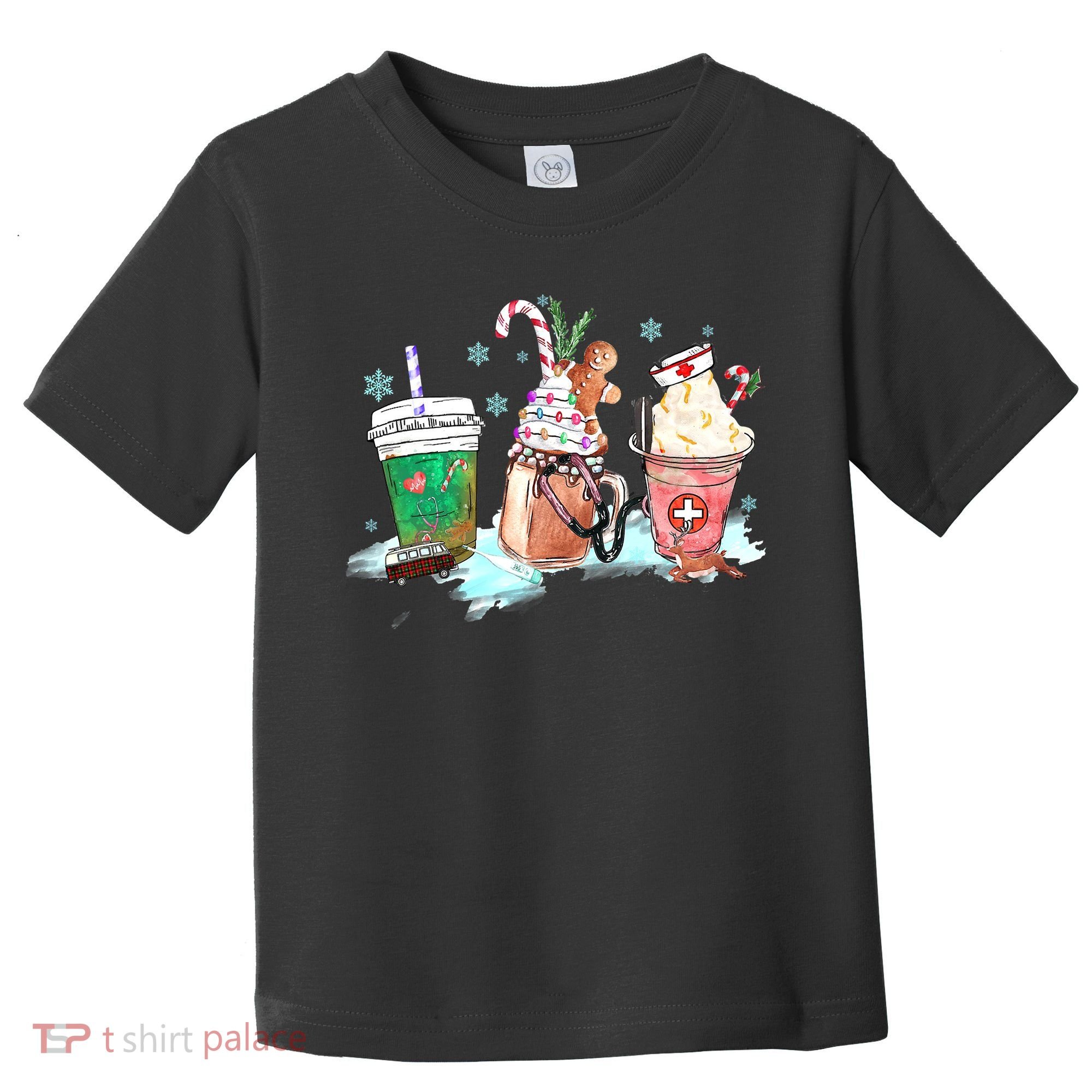 Christmas Coffee Nurse Toddler T-Shirt
