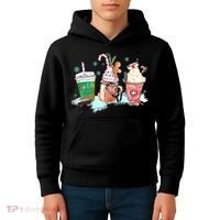 Christmas Coffee Nurse Kids Hoodie thumb 4