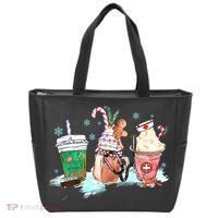Christmas Coffee Nurse Tote Bag thumb 0