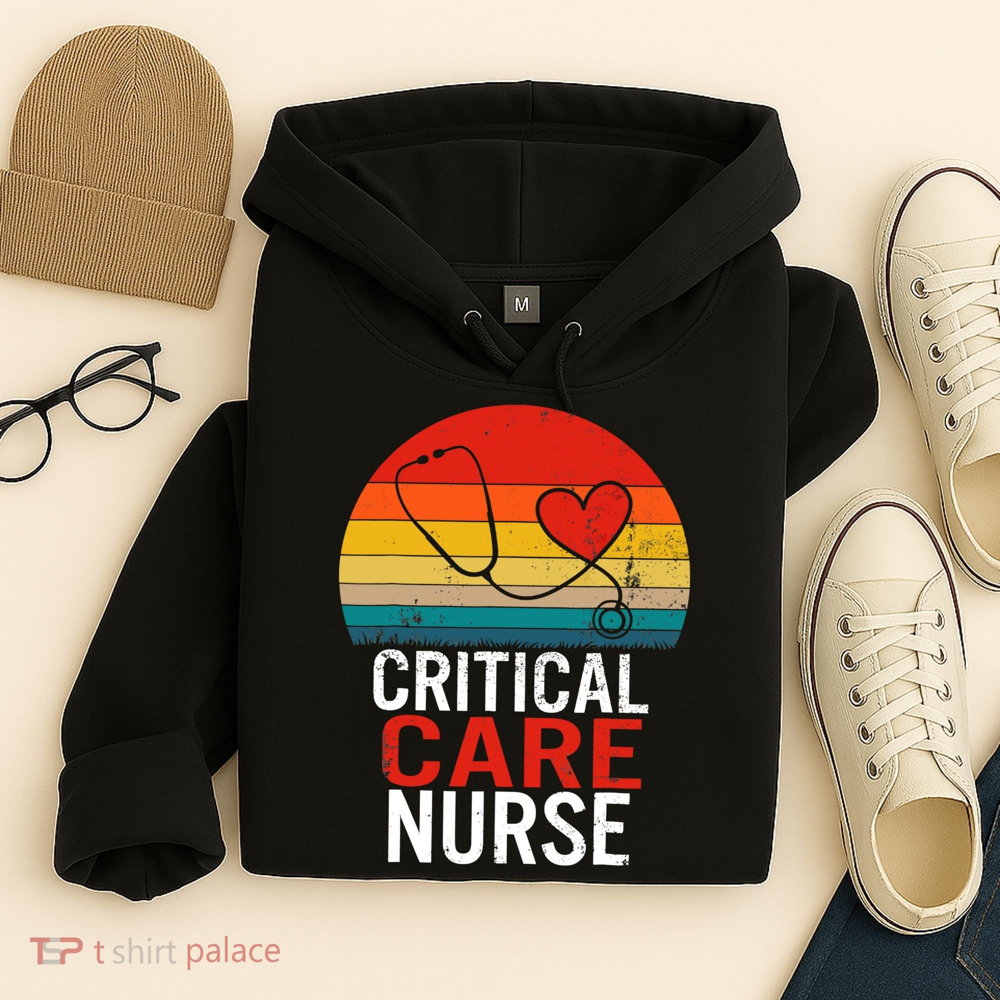 Critical Care Nurse ICU Nurses Week Intensive Care Graduate Hoodie