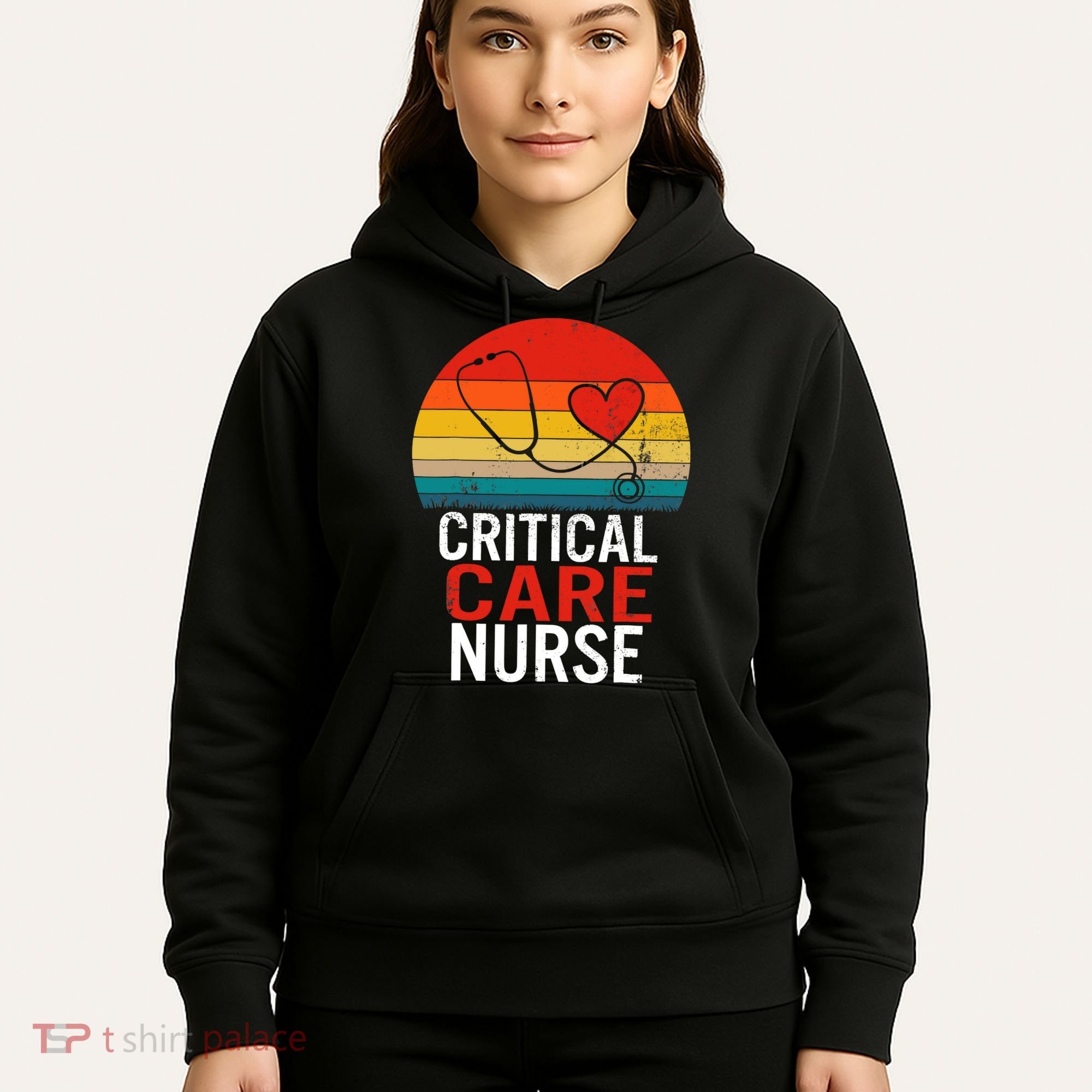 Critical Care Nurse ICU Nurses Week Intensive Care Graduate Hoodie