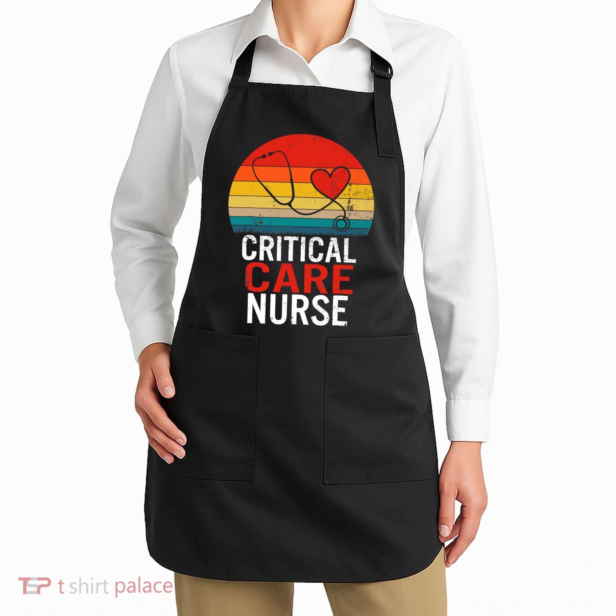 Critical Care Nurse ICU Nurses Week Intensive Care Graduate Apron