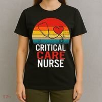 Critical Care Nurse ICU Nurses Week Intensive Care Graduate T-Shirt thumb 4