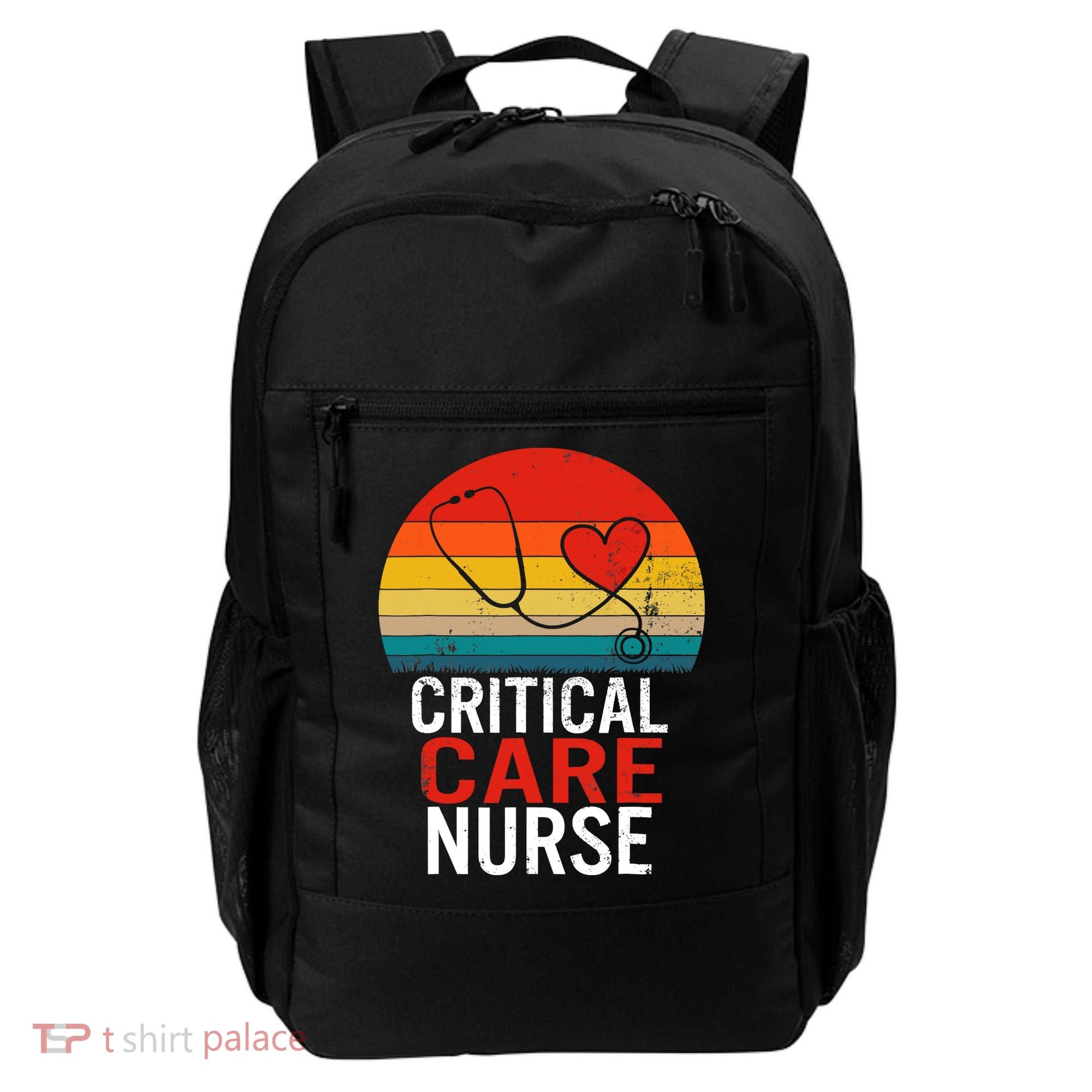 Critical Care Nurse ICU Nurses Week Intensive Care Graduate Backpack