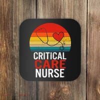 Critical Care Nurse ICU Nurses Week Intensive Care Graduate Coaster thumb 0