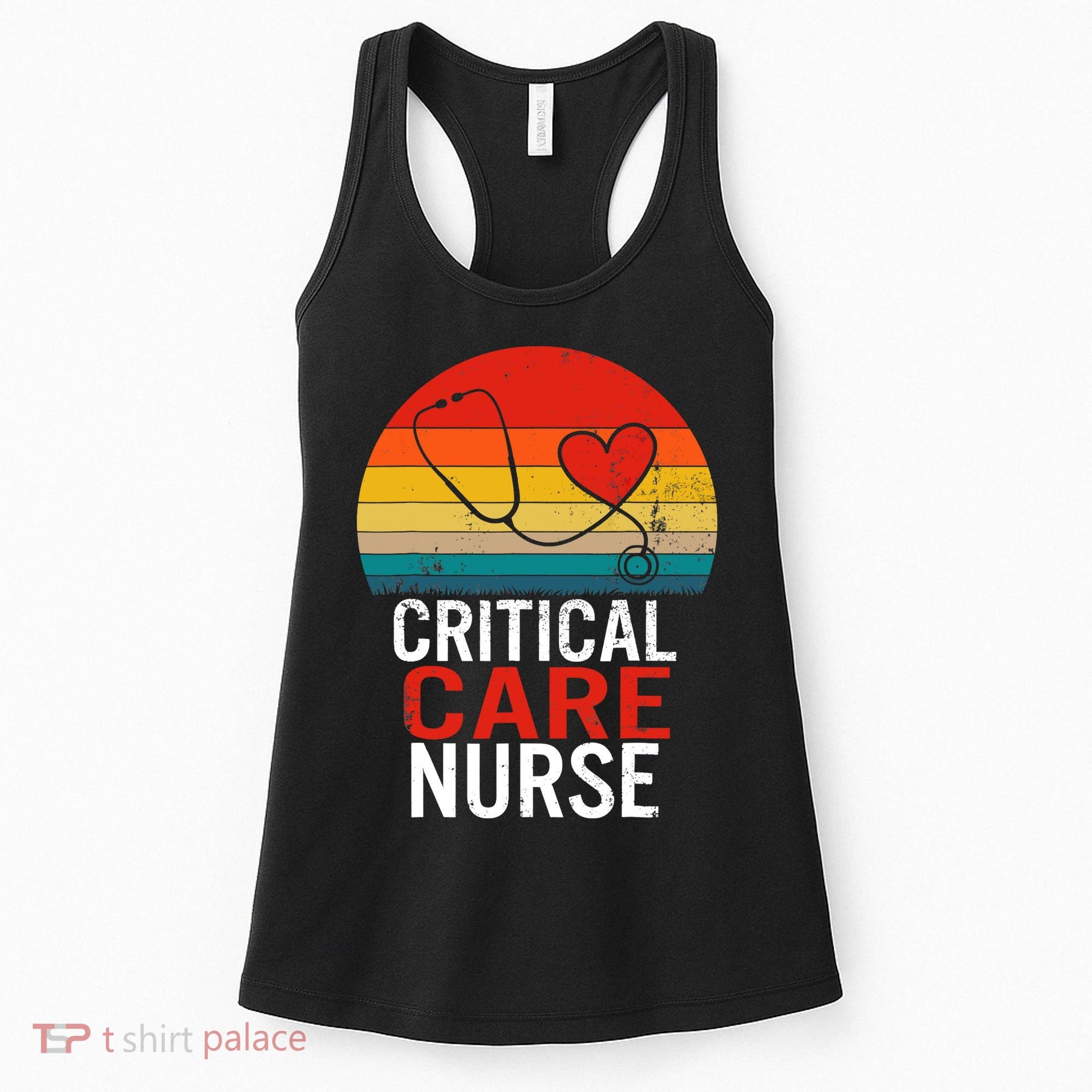 Critical Care Nurse ICU Nurses Week Intensive Care Graduate Women's Tank Top