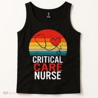 Critical Care Nurse ICU Nurses Week Intensive Care Graduate Tank Top thumb 2