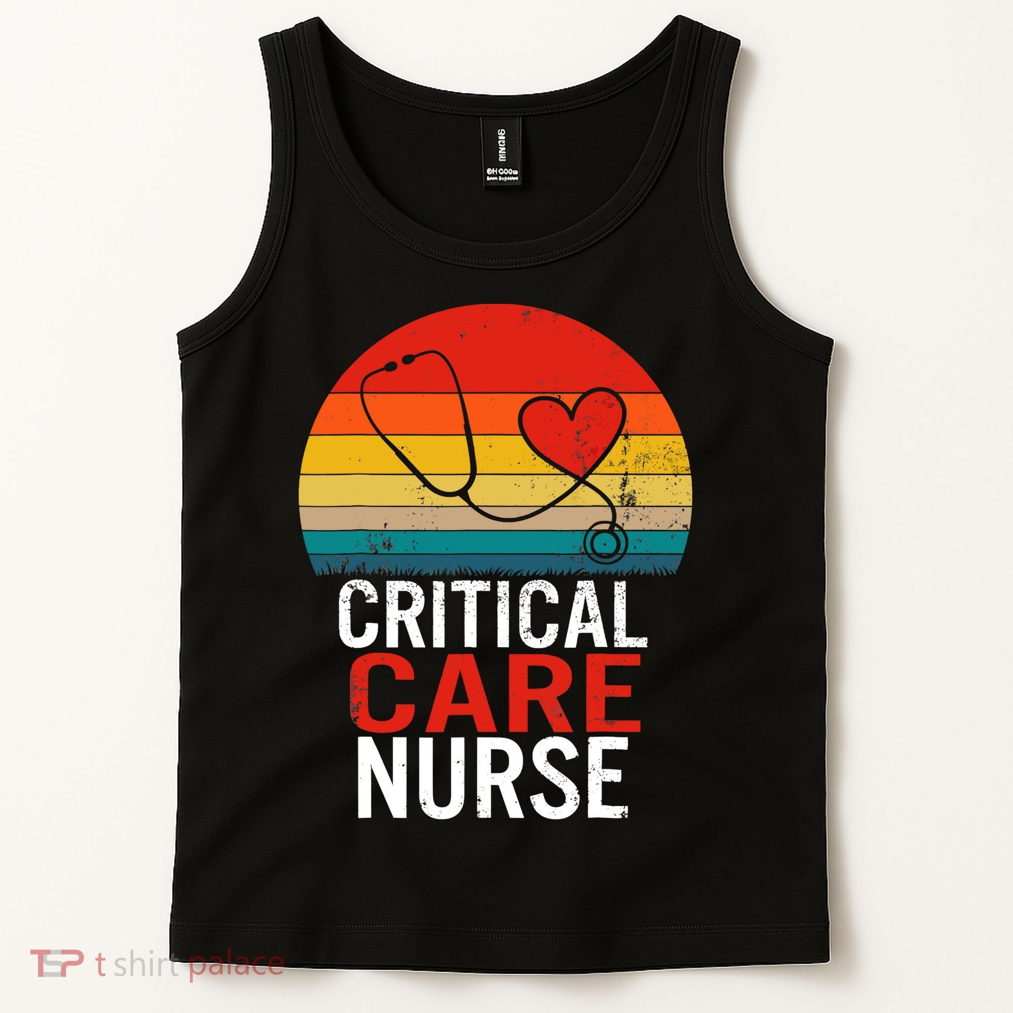 Critical Care Nurse ICU Nurses Week Intensive Care Graduate Tank Top