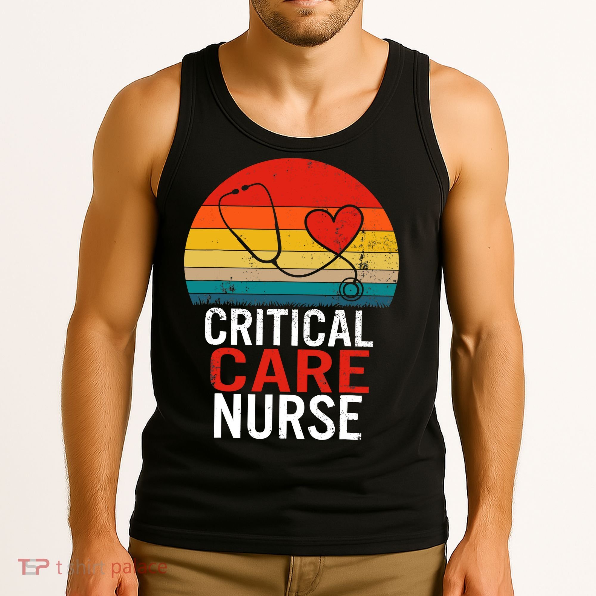 Critical Care Nurse ICU Nurses Week Intensive Care Graduate Tank Top
