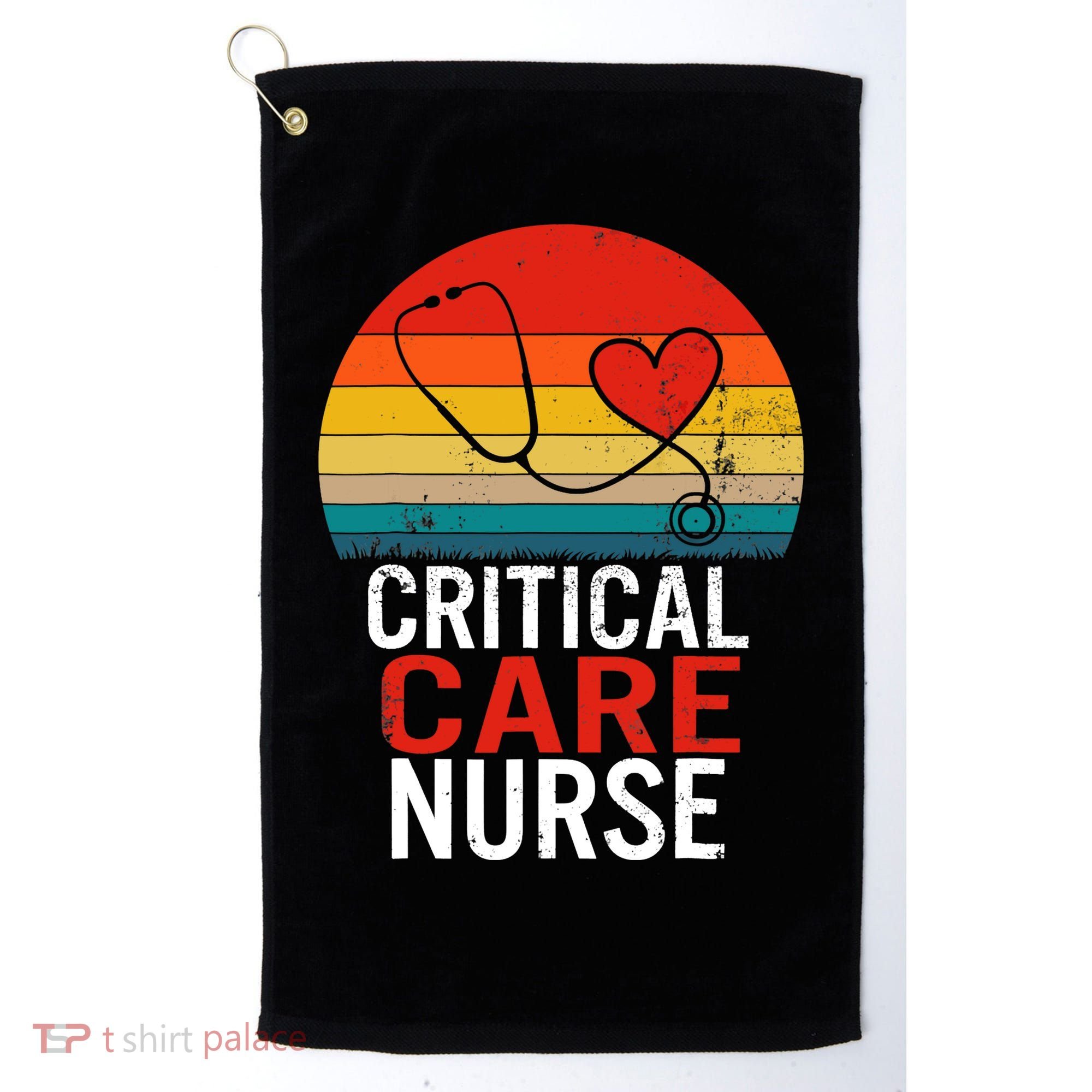 Critical Care Nurse ICU Nurses Week Intensive Care Graduate Golf Towel