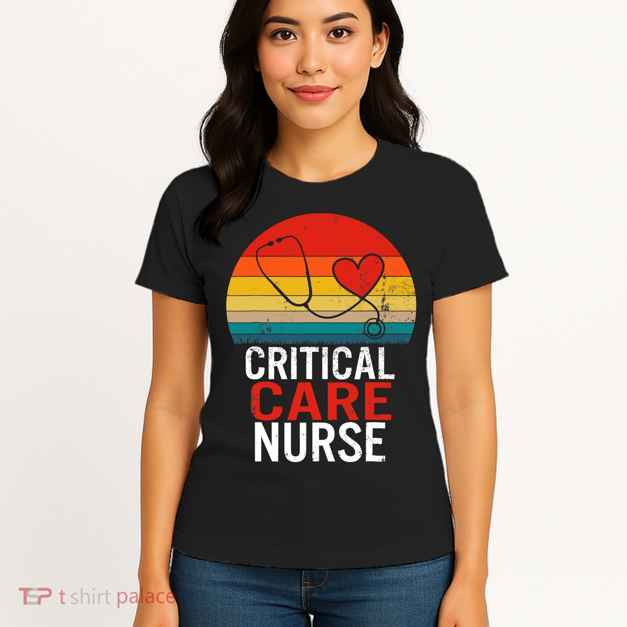 Critical Care Nurse ICU Nurses Week Intensive Care Graduate Women's T-Shirt