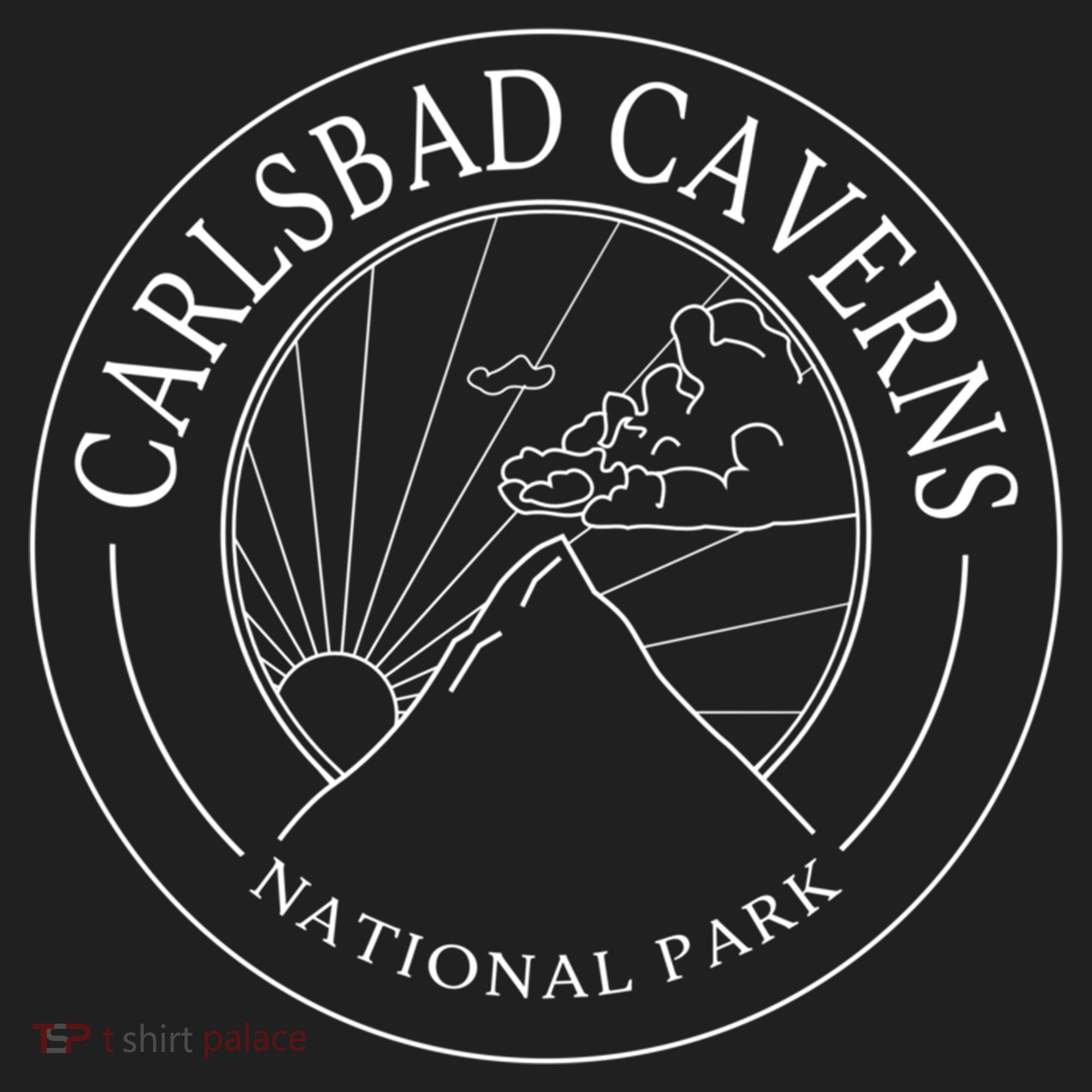 Carlsbad Caverns New Mexico National Park Logo Travel Gift Beanie