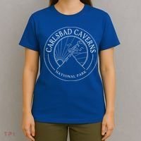 Carlsbad Caverns New Mexico National Park Logo Travel Gift T-Shirt thumb 4