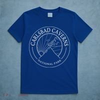 Carlsbad Caverns New Mexico National Park Logo Travel Gift T-Shirt thumb 5