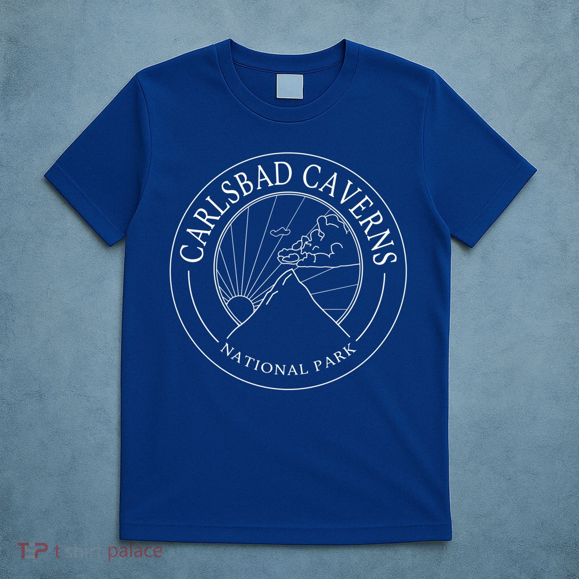 Carlsbad Caverns New Mexico National Park Logo Travel Gift T-Shirt