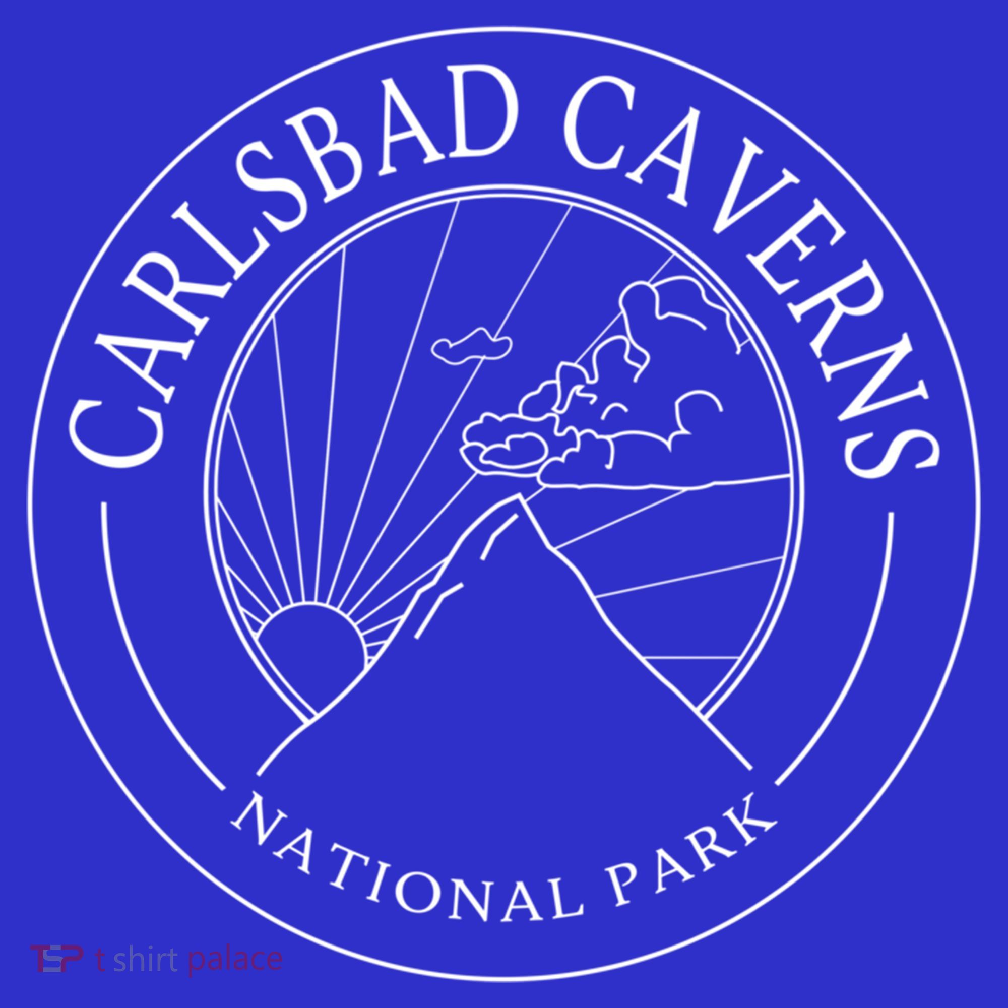 Carlsbad Caverns New Mexico National Park Logo Travel Gift Baby Bodysuit