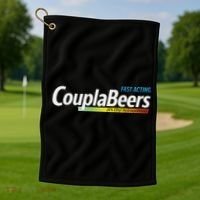 Couplabeers Couple Of Beers  Golf Towel thumb 1