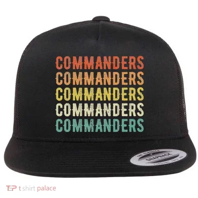 Commanders Flat Bill Trucker Hat