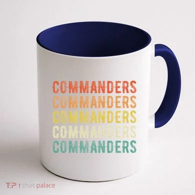 Commanders Coffee Mug back