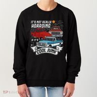 Classic Car Old Truck Automobile Antique Vehicle Hoarding Women's Sweatshirt thumb 0