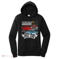 Classic Car Old Truck Automobile Antique Vehicle Hoarding Women's Hoodie thumb 0