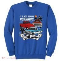 Classic Car Old Truck Automobile Antique Vehicle Hoarding Sweatshirt thumb 0