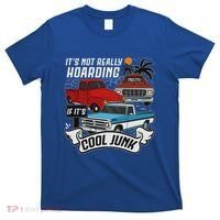 Classic Car Old Truck Automobile Antique Vehicle Hoarding T-Shirt thumb 0
