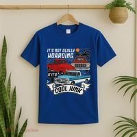 Classic Car Old Truck Automobile Antique Vehicle Hoarding T-Shirt thumb 2